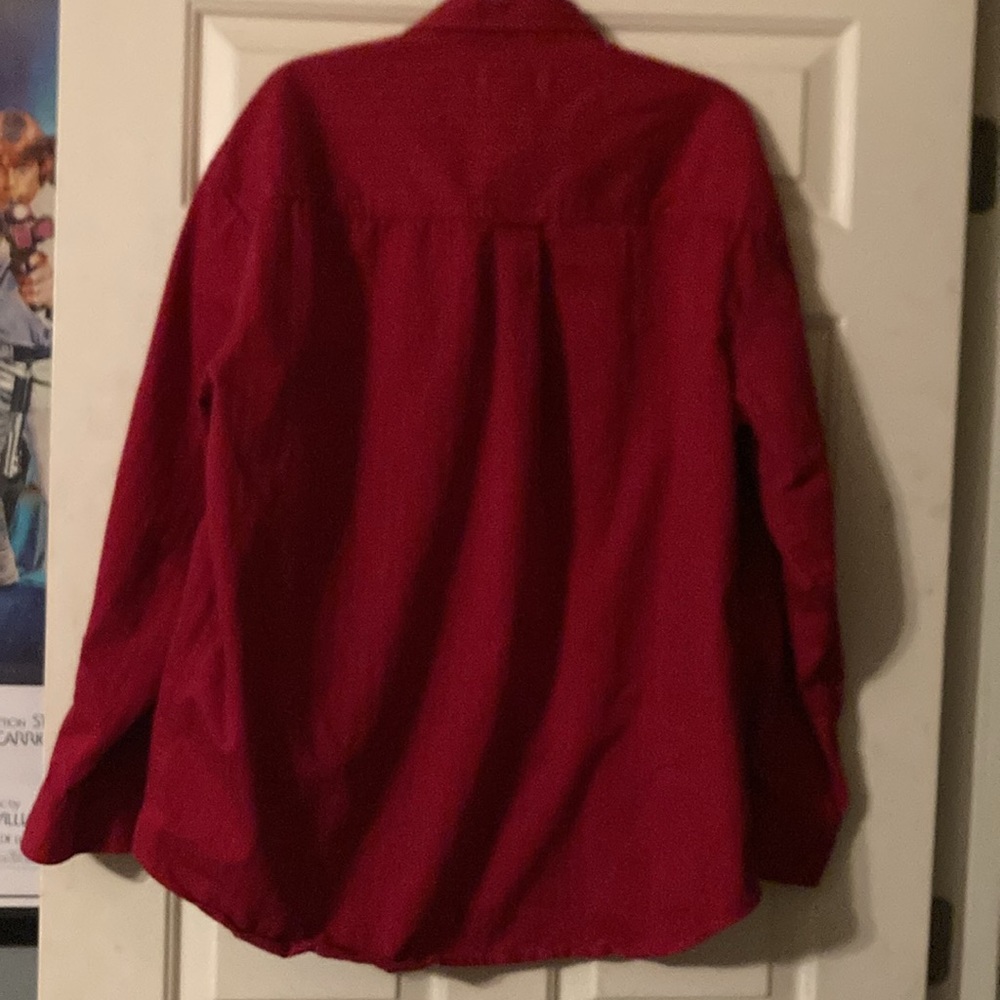 Chaps Ralph Lauren Red Button down - Picture 2 of 6